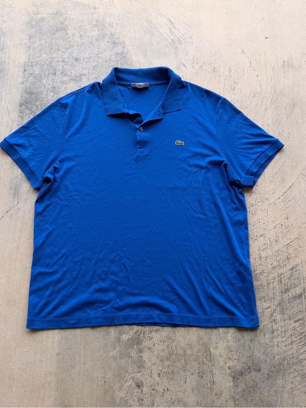 Lacoste performance Men's Royal Blue Short Sleeve Polo